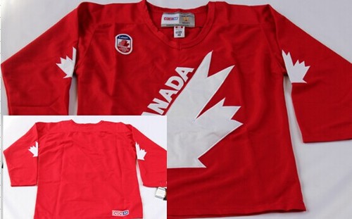 1991 Olympics Canada Men’s Customized Red Jersey