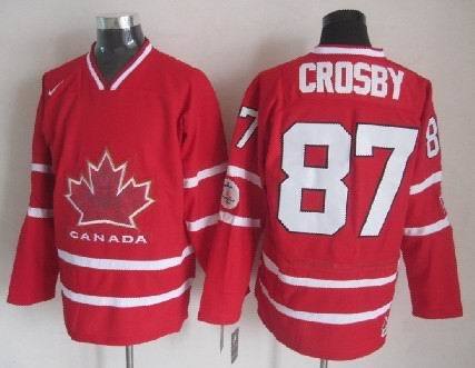 2010 Olympics Canada #87 Sidney Crosby Red Jersey