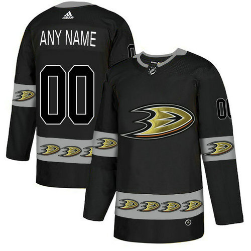 Men’s Anaheim Ducks Custom Team Logos Fashion Adidas Jersey
