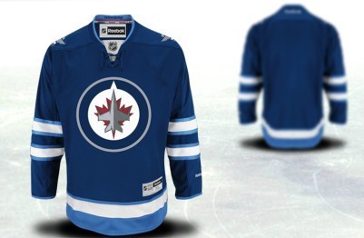 Winnipeg Jets Men’s Customized 2012 Blue Jersey