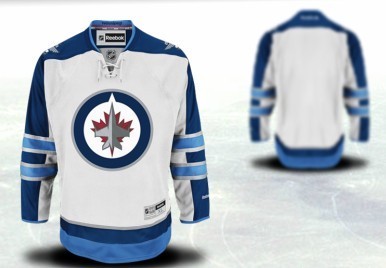 Winnipeg Jets Men’s Customized 2012 White Jersey