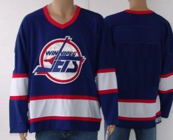 Winnipeg Jets Men’s Customized Blue CCM Jersey